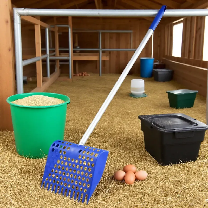 Ramasse-crottes 2 en 1 détachable pour animaux de ferme