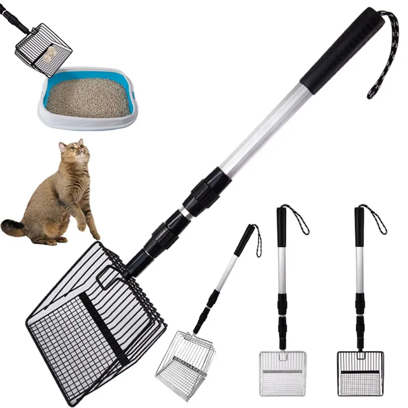 Râteau extensible pour litière de poulailler et chat