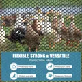 Rouleau de filet de clôture en plastique pour animaux et plantes – 1