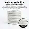 Ruban de clôture électrique 8 brins inox pour bétail – 1