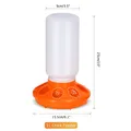 Seau alimentaire et abreuvoir pour volailles 1L – Couleur Chicken feed trough