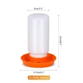 Seau alimentaire et abreuvoir pour volailles 1L – Couleur drink water bucket