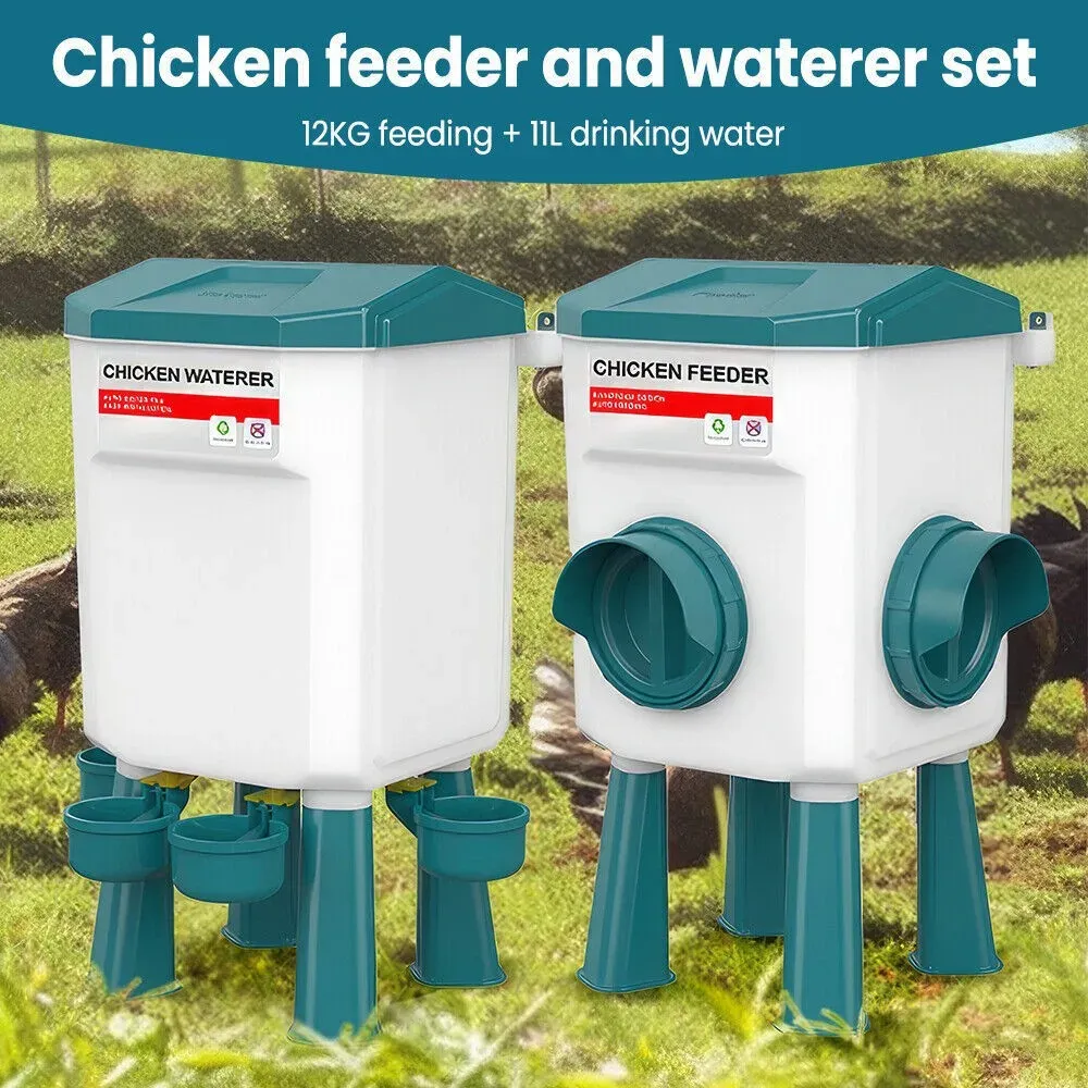 Système automatique alimentation et abreuvoir surélevé