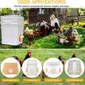Système d'alimentation à gravité étanche pour volailles – 3