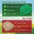 Tapis de couchage poules plastique lavables et découpables – 5