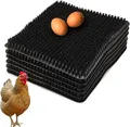 Tapis de couchage poules plastique lavables et découpables – Couleur Black