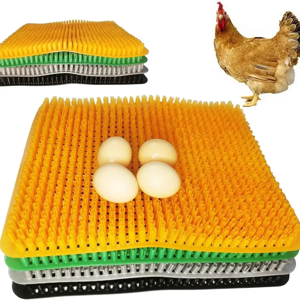 Tapis de couchage poules plastique lavables et découpables