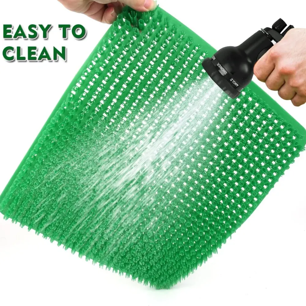 Tapis de couchage poules plastique lavables et découpables