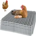 Tapis de couchage poules plastique lavables et découpables – Couleur Grey