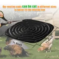 Tapis de nidification lavable 2 à 4 pièces doux et durable – Couleur noir