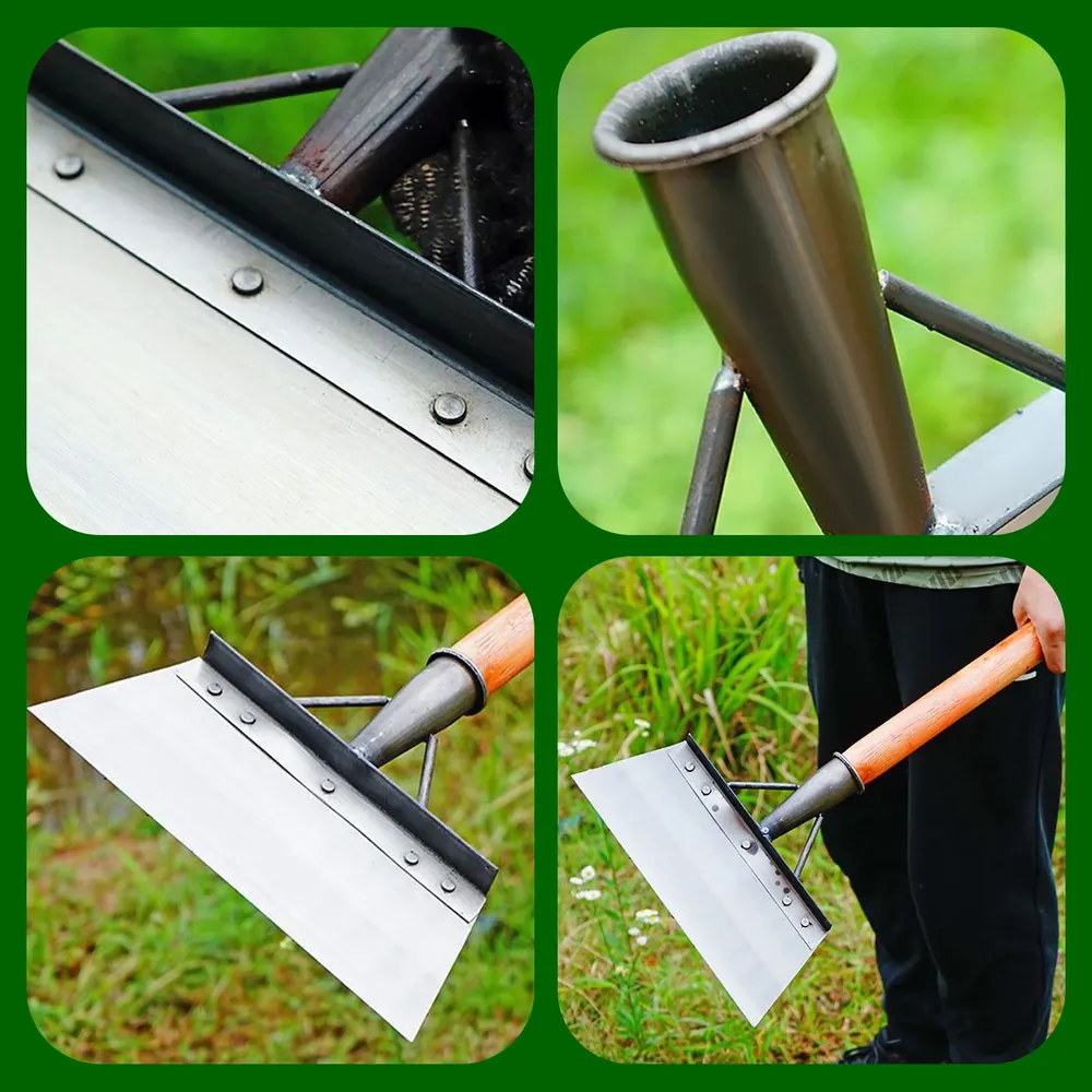 Tête de pelle de nettoyage 25 à 30 cm pour jardin et poulailler