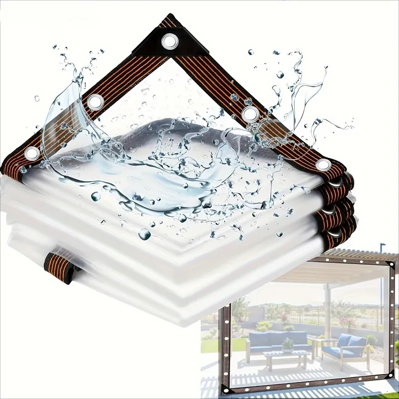 Tissu transparent 200x400cm joint d'étanchéité idéal jardin