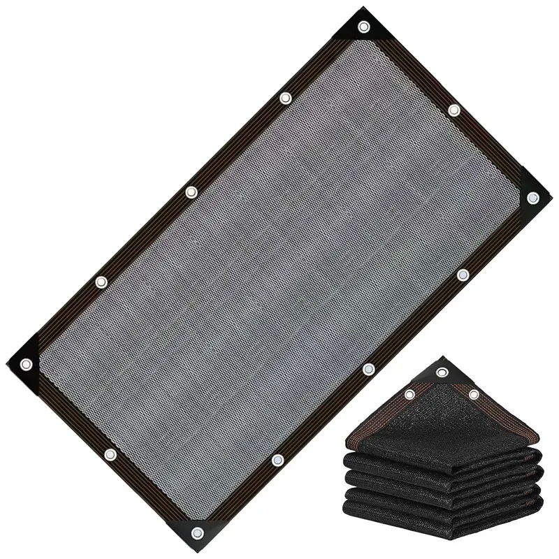 Toile d'ombrage maille 1x2m respirante avec œillets