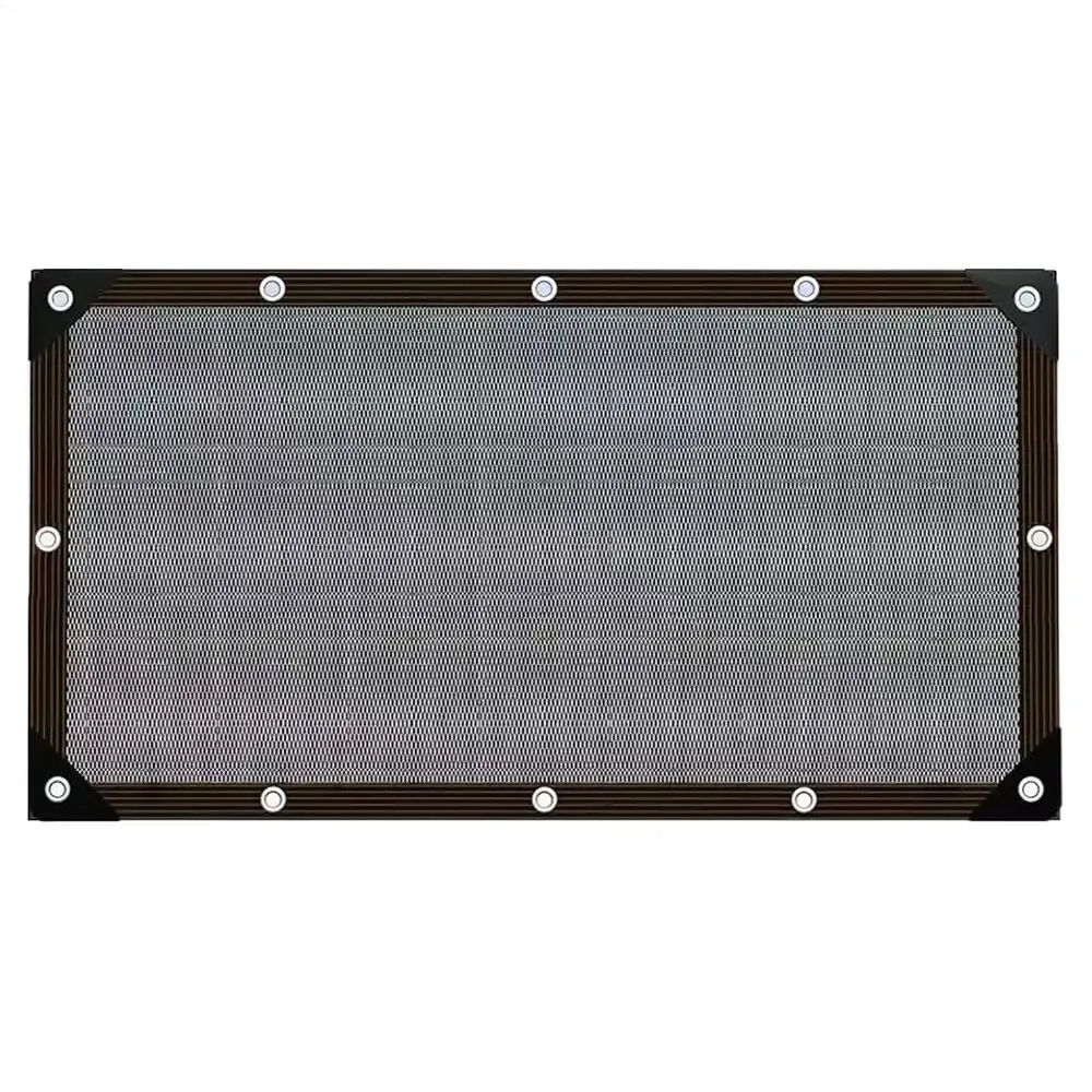 Toile d'ombrage maille 1x2m respirante avec œillets
