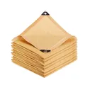 Toile d'ombrage maille 2x2 à 2x8m protection solaire – Couleur Beige