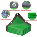 Toile d'ombrage maille 2x2 à 2x8m protection solaire – Couleur green