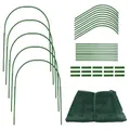 Tunnel pliable pour poulailler avec filet d'ombrage – 4
