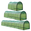 Tunnel pliable pour poulailler avec filet d'ombrage – 5